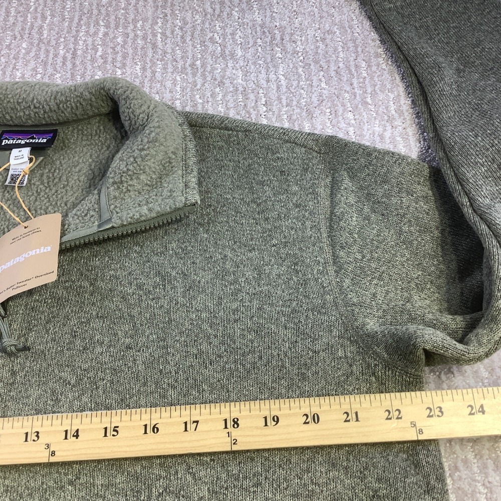 Patagonia Better Sweater Oversized Pullover‎ River Rock Green  Womens Size M NWT - Picture 13 of 16